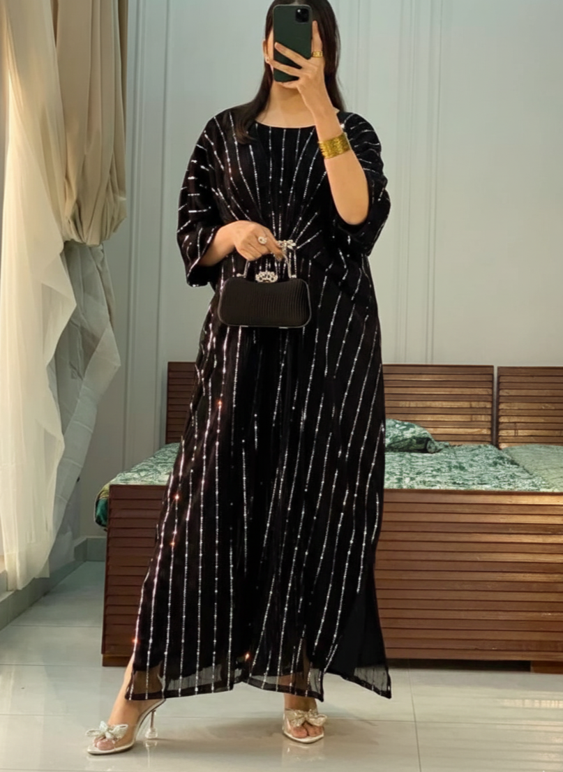 Moonlight Party Wear Kaftan for Women – Elegant Designer Kaftan Dress