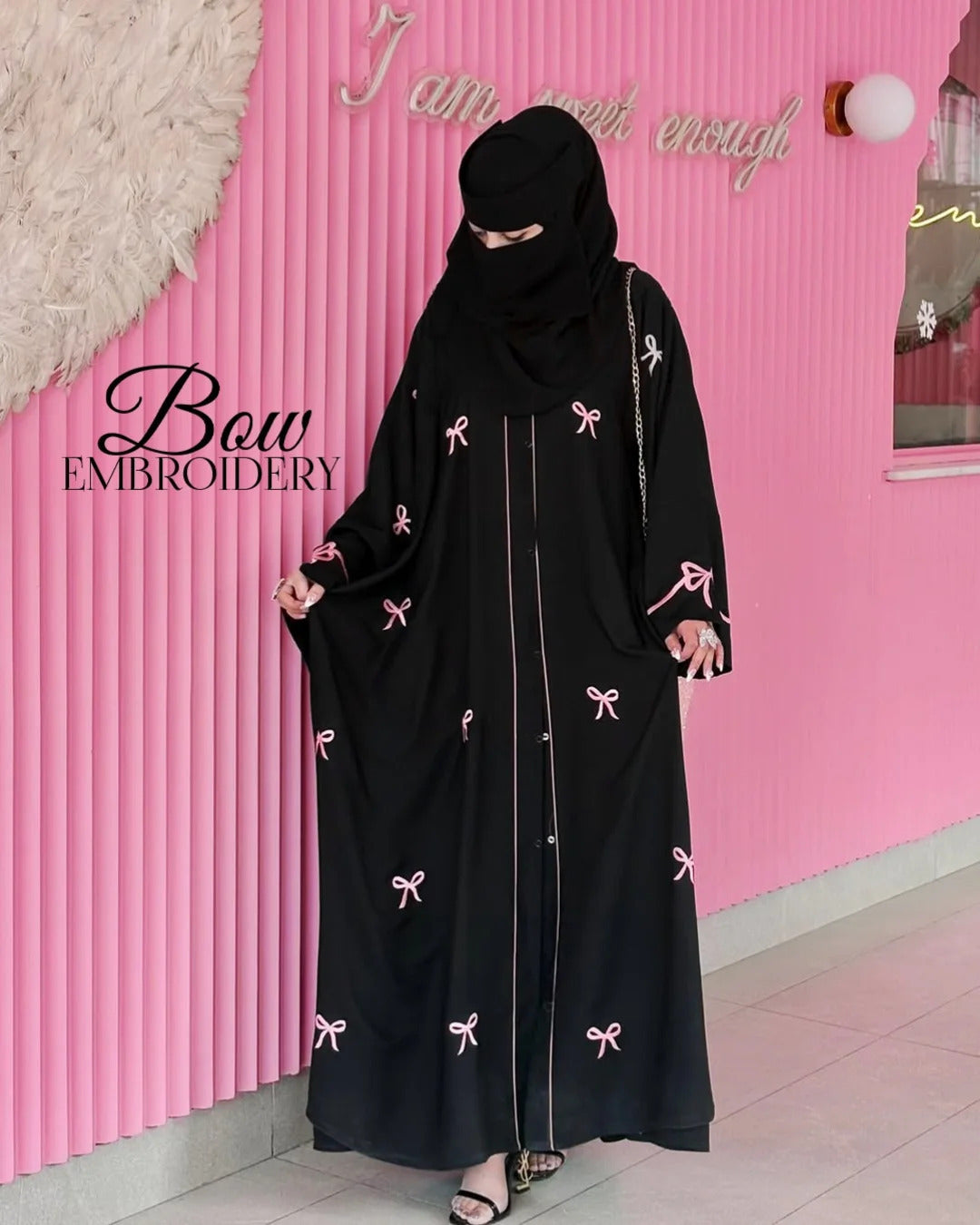 Trending Bow Abaya with Stoller – Elegant Modest Style 2025