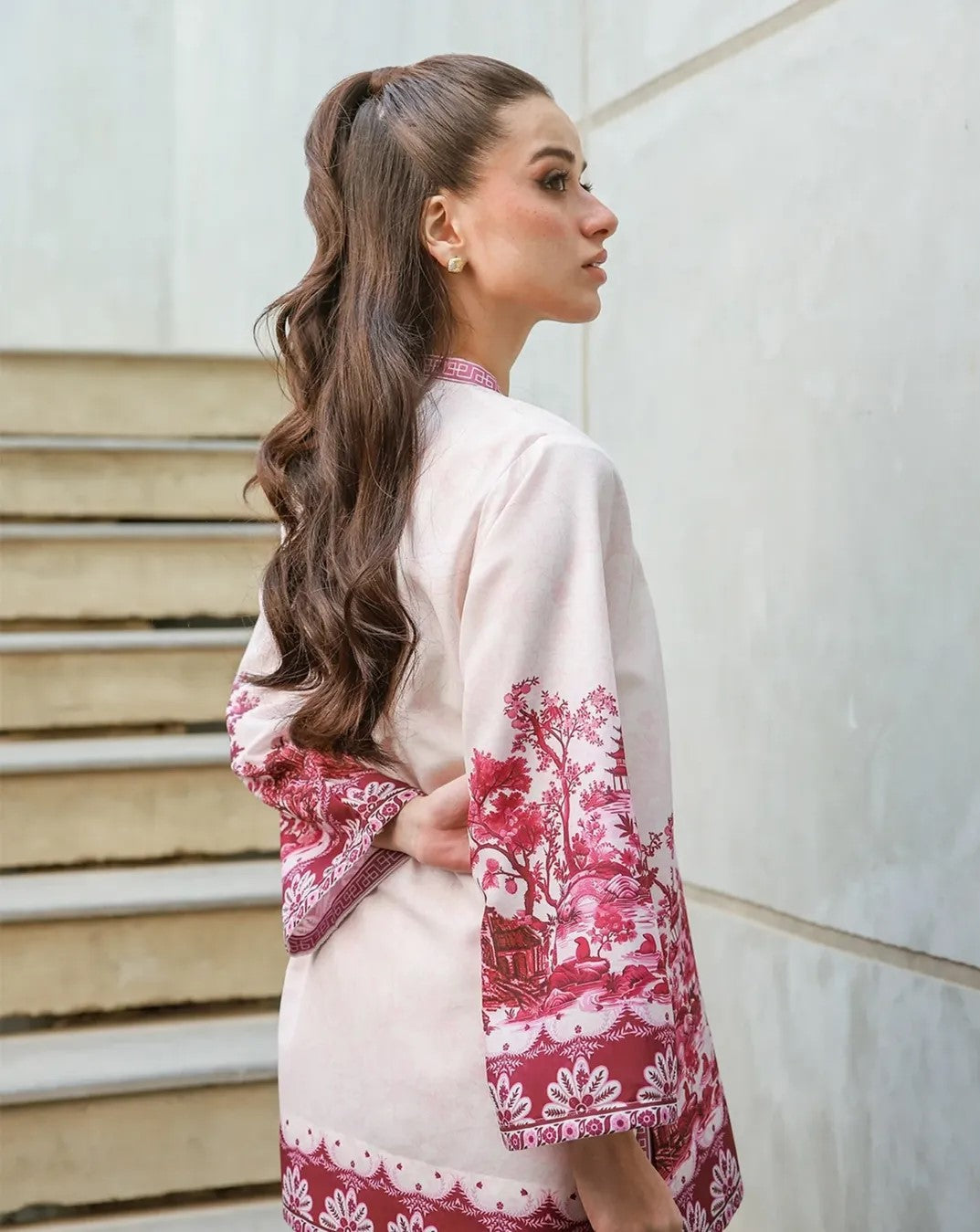 Front & Back Printed Co-Ord Set for Women – 2 Piece Stylish Matching Outfit