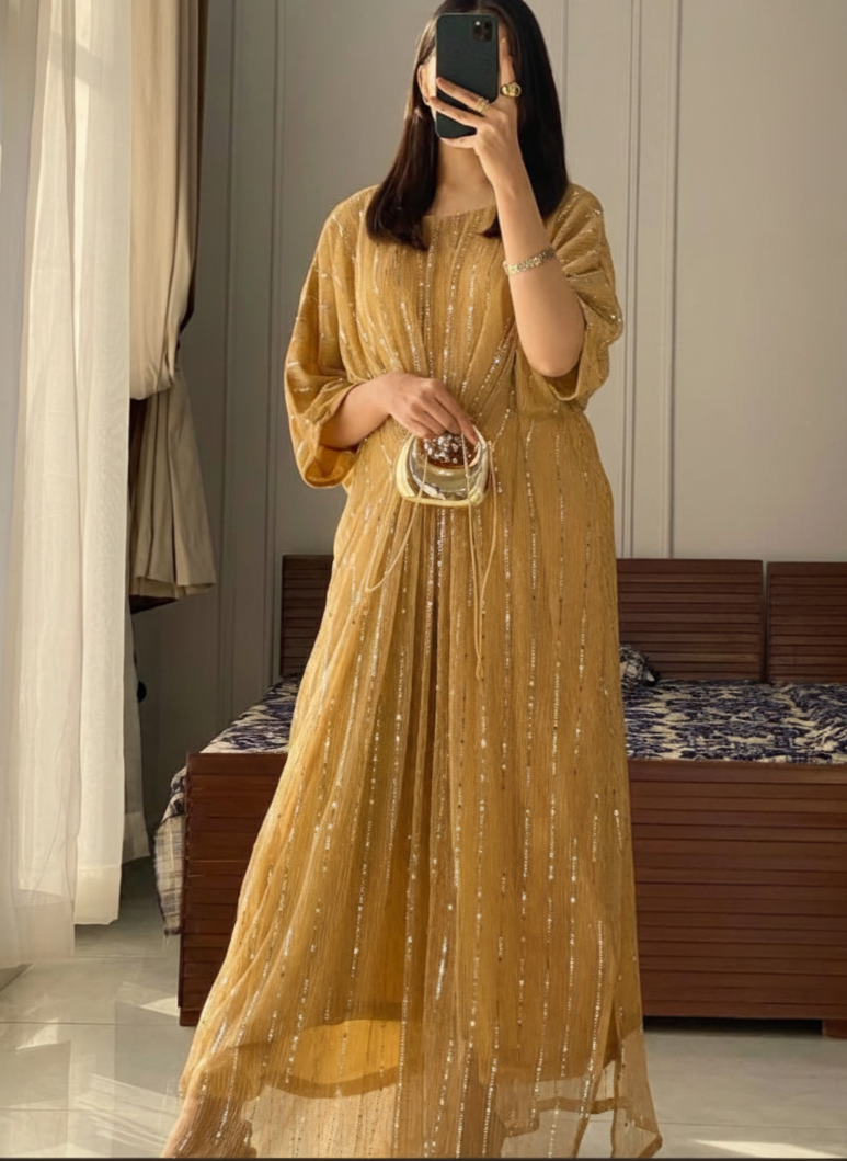Moonlight Party Wear Kaftan for Women – Elegant Designer Kaftan Dress
