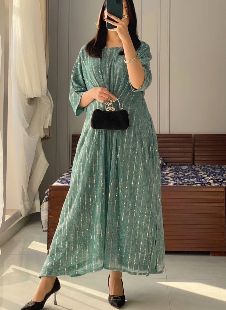 Moonlight Party Wear Kaftan for Women – Elegant Designer Kaftan Dress